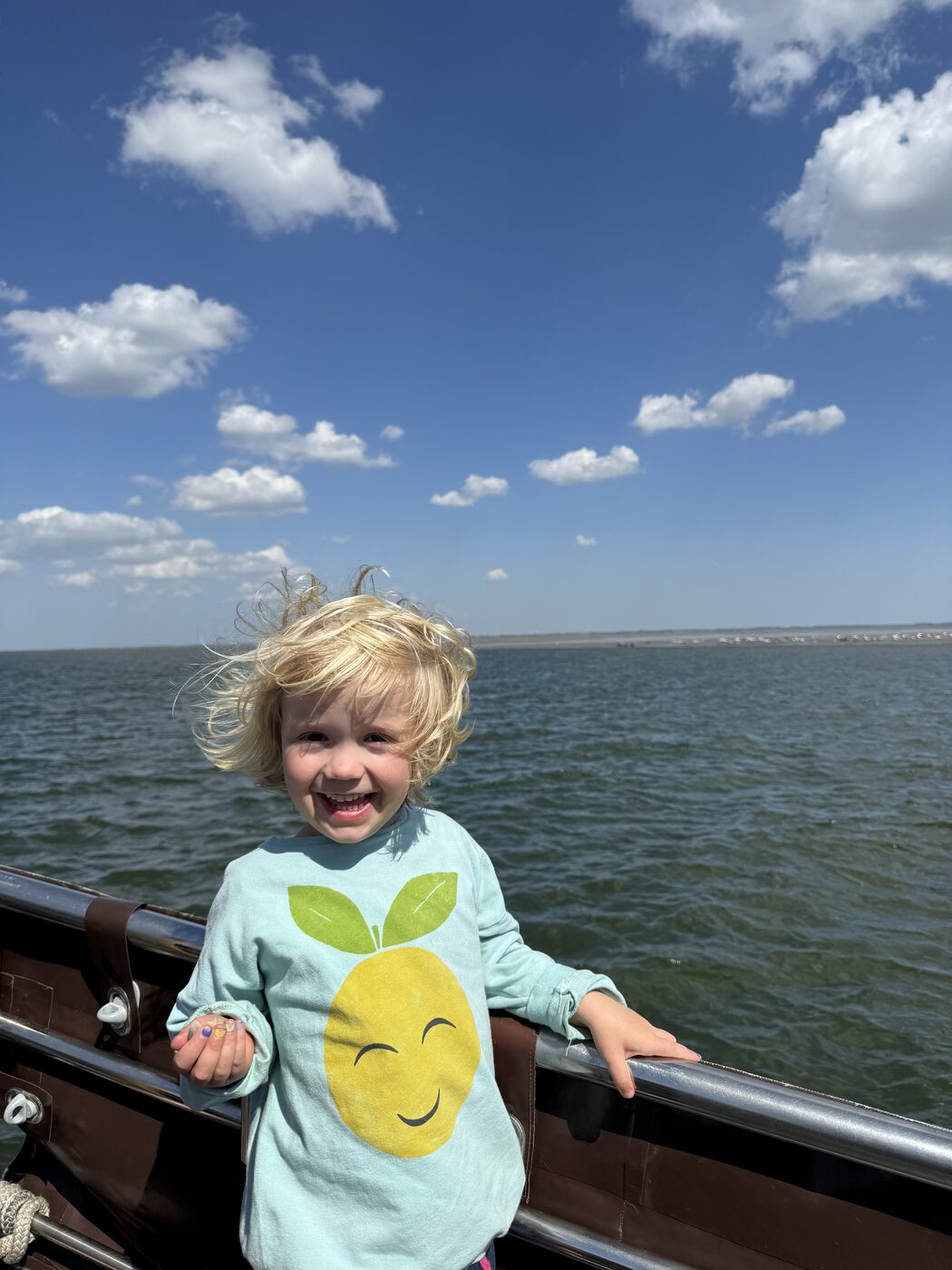 Pauline auf dem Boot, 2024